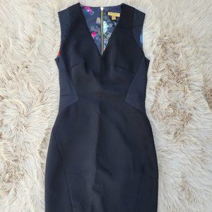 Ted Baker black fitted dress